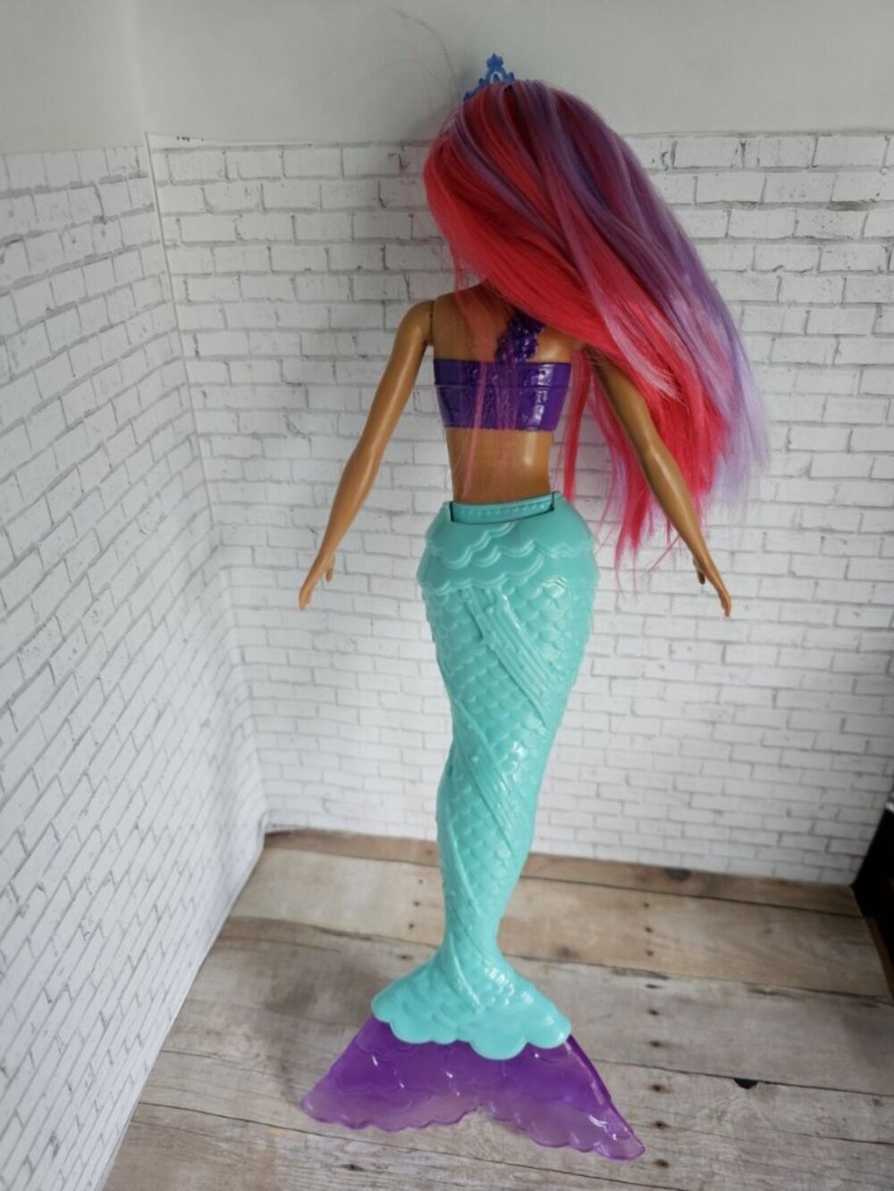 Mattel Barbie Dreamtopia/Fairytopia Teresa Face Purple Mermaid Fashion Doll Rare - Picture 4 of 4
